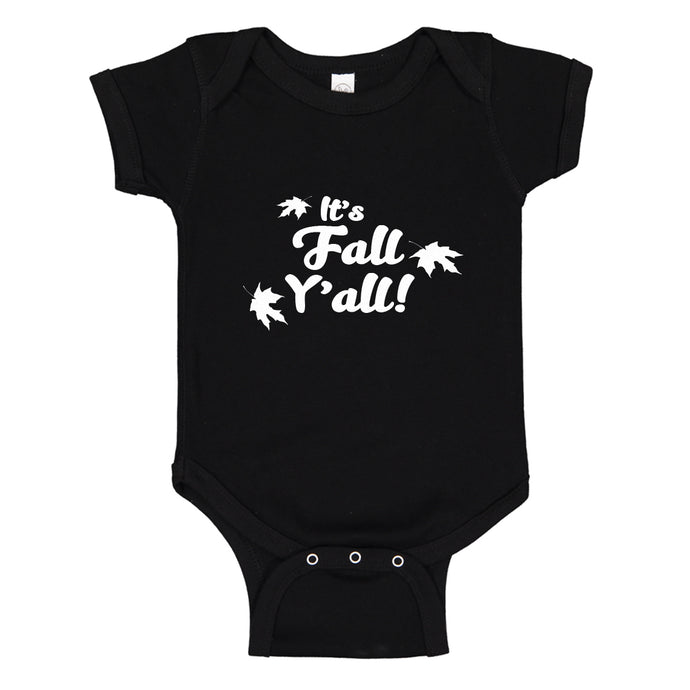 Baby Onesie It's Fall Y'all 100% Cotton Infant Bodysuit