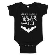 Baby Onesie Sorry Ladies Nights Watch 100% Cotton Infant Bodysuit