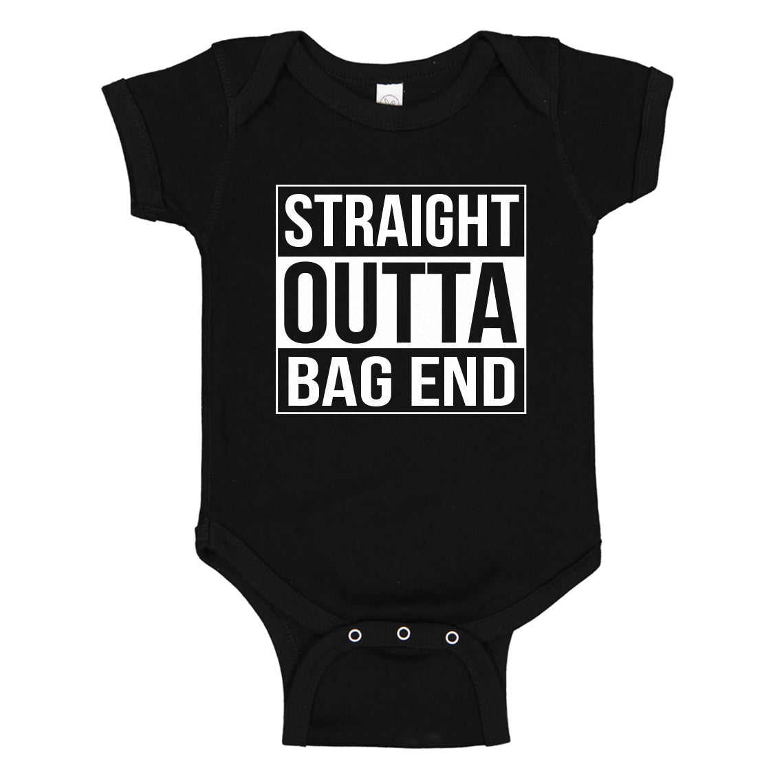 Baby Onesie Straight Outta Bag End 100% Cotton Infant Bodysuit