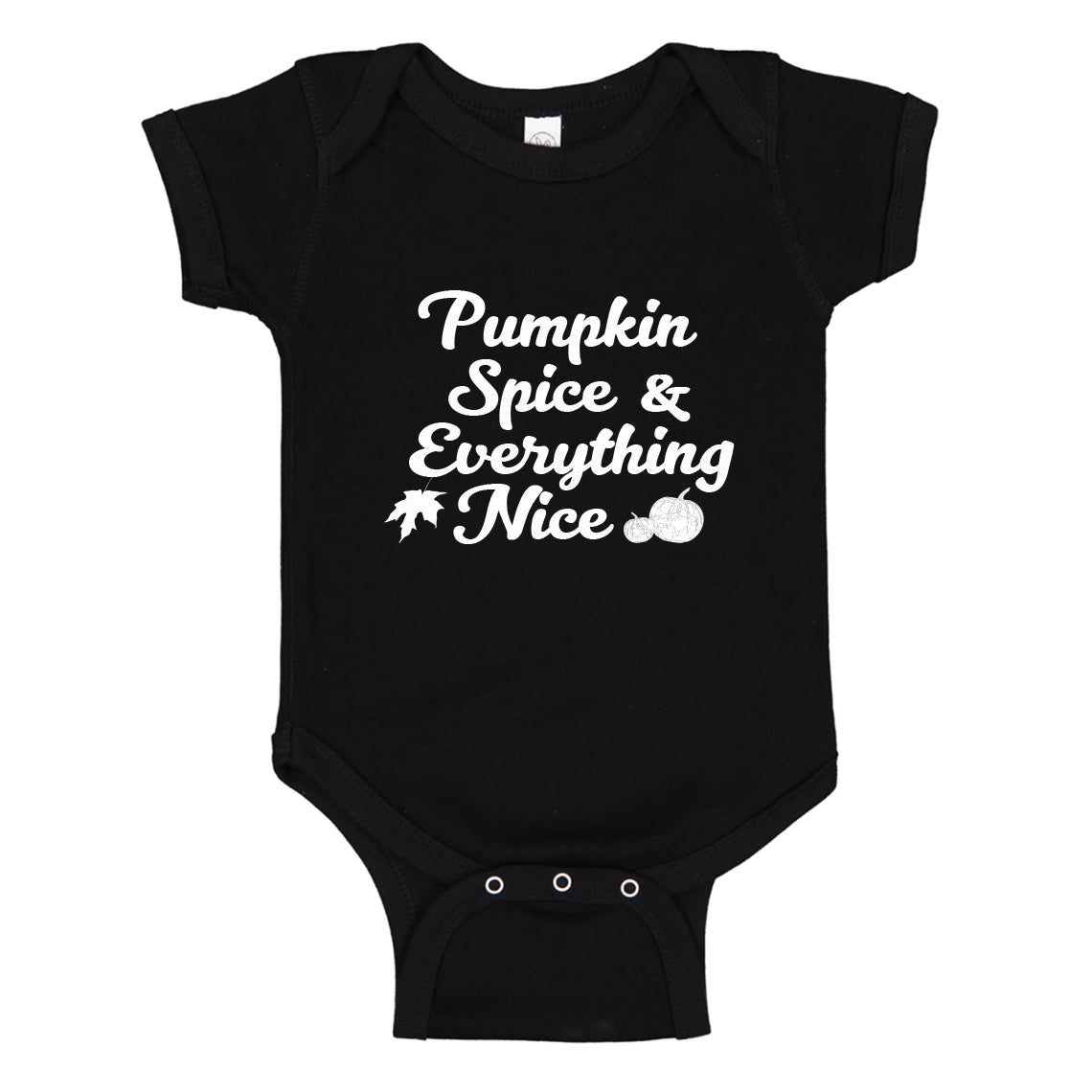 Baby Onesie Pumpkin Spice and Everything Nice 100% Cotton Infant Bodysuit