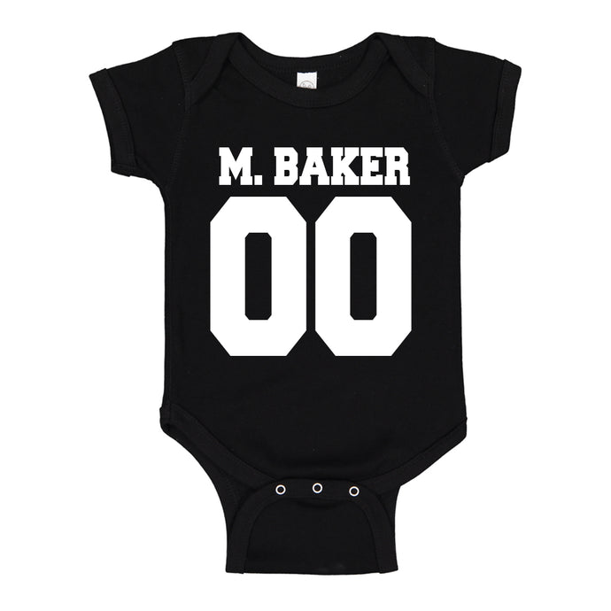 Baby Onesie M. BAKER 00 100% Cotton Infant Bodysuit