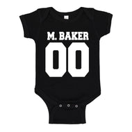 Baby Onesie M. BAKER 00 100% Cotton Infant Bodysuit