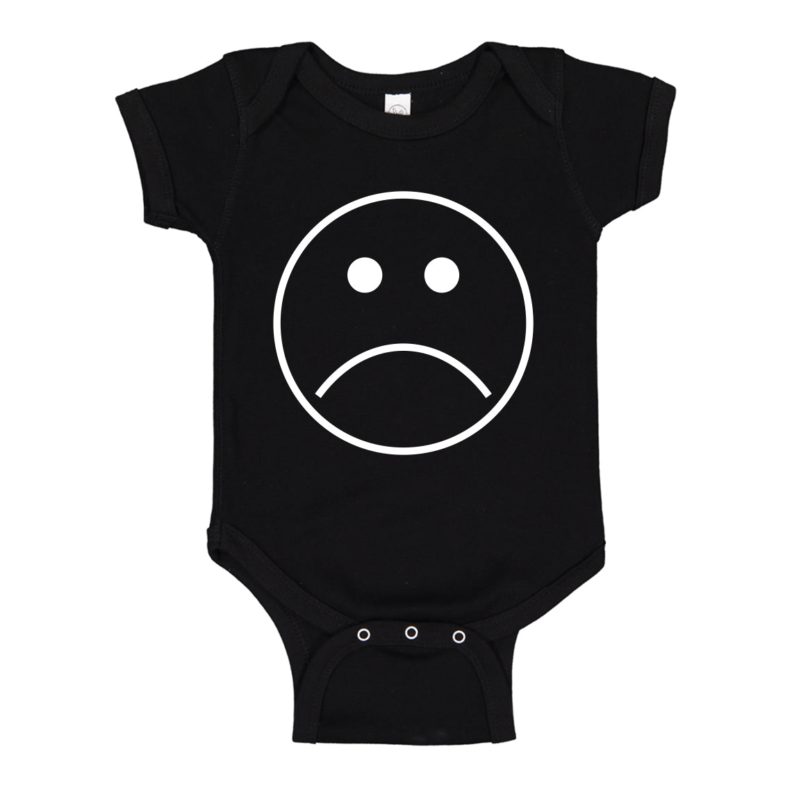 Baby Onesie Sad Face 100% Cotton Infant Bodysuit