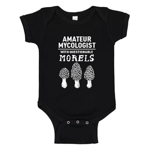 Baby Onesie Questionable Morels 100% Cotton Infant Bodysuit