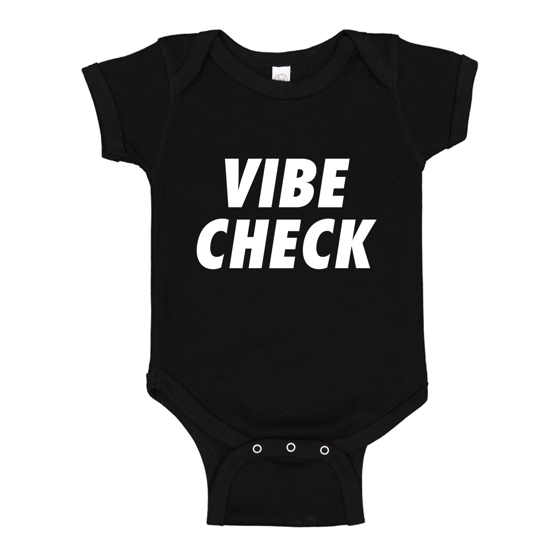 Baby Onesie VIBE CHECK 100% Cotton Infant Bodysuit