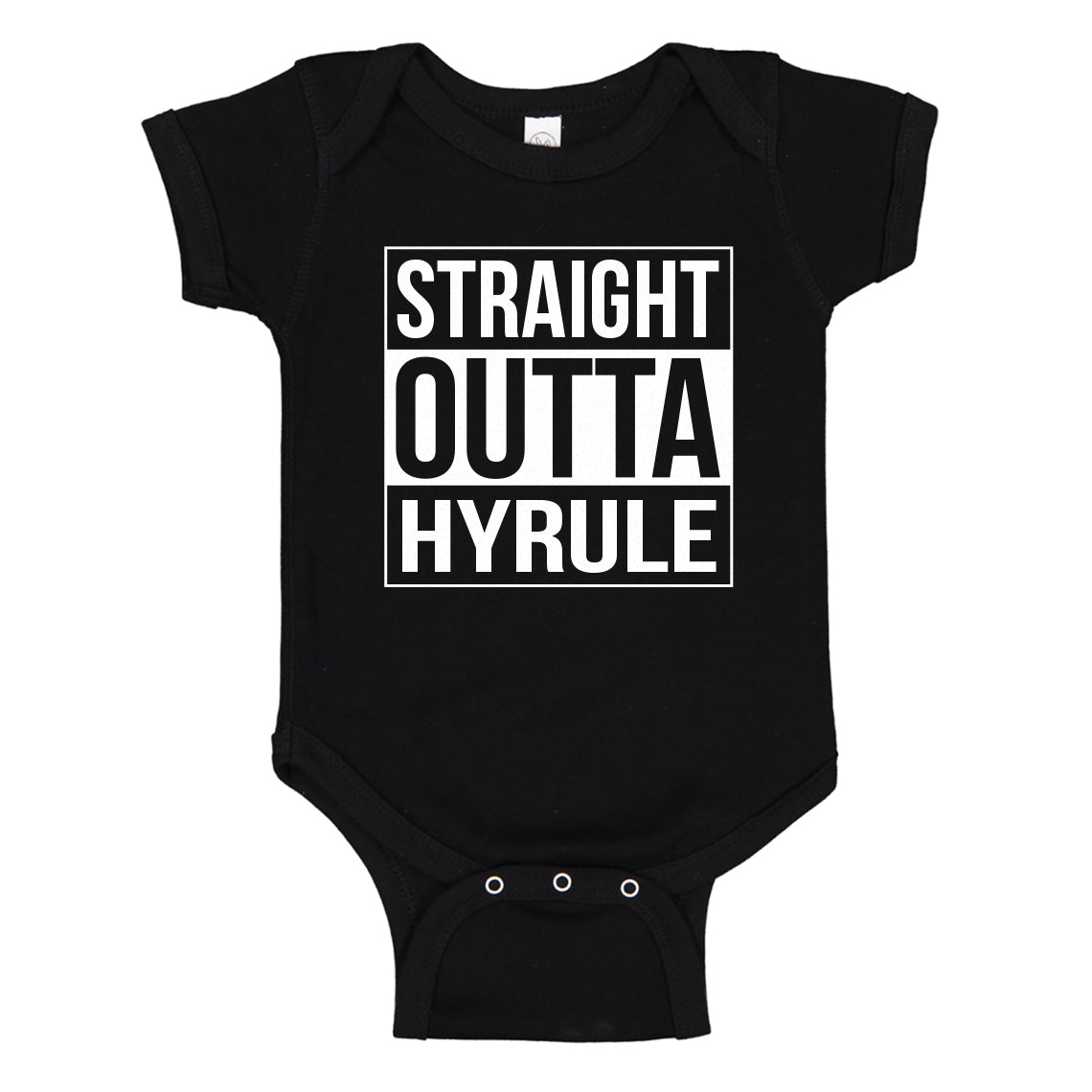 Baby Onesie Straight Outta Hyrule 100% Cotton Infant Bodysuit