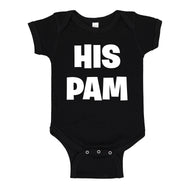 Baby Onesie His Pam 100% Cotton Infant Bodysuit