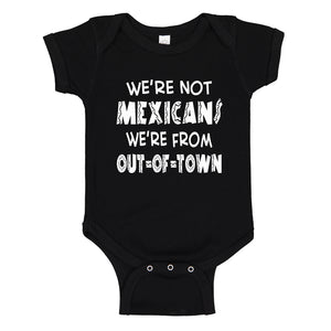 Baby Onesie We're from Out of Town 100% Cotton Infant Bodysuit