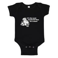 Baby Onesie It's the Most Wonderful Time for a Beer 100% Cotton Infant Bodysuit
