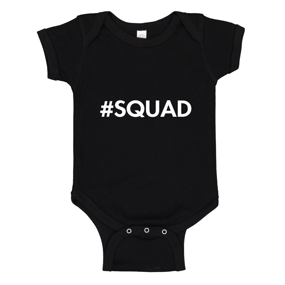 Baby Onesie Hashtag Squad 100% Cotton Infant Bodysuit