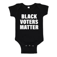 Baby Onesie BLACK VOTERS MATTER 100% Cotton Infant Bodysuit