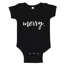 Baby Onesie Merry. 100% Cotton Infant Bodysuit
