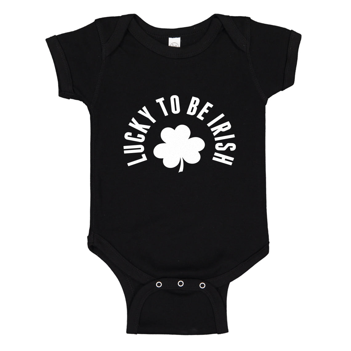 Baby Onesie Lucky to be Irish 100% Cotton Infant Bodysuit