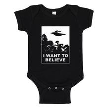 Baby Onesie I Want to Believe 100% Cotton Infant Bodysuit