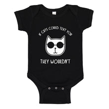 Baby Onesie If Cats Could Text 100% Cotton Infant Bodysuit