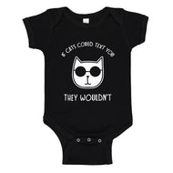 Baby Onesie If Cats Could Text 100% Cotton Infant Bodysuit