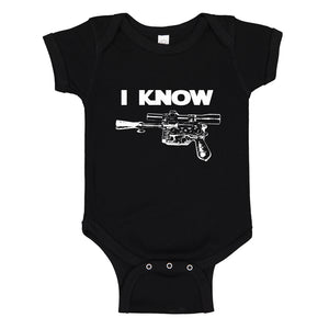 Baby Onesie I Know 100% Cotton Infant Bodysuit