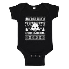 Baby Onesie I Find Your Lack of Cheer Disturbing 100% Cotton Infant Bodysuit