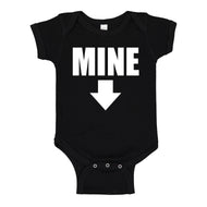 Baby Onesie Mine 100% Cotton Infant Bodysuit