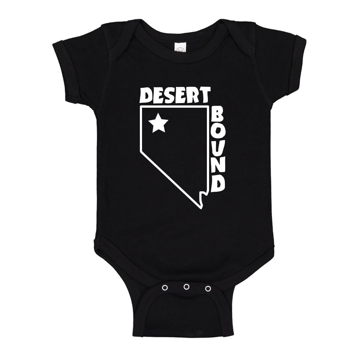 Baby Onesie Desert Bound Nevada 100% Cotton Infant Bodysuit