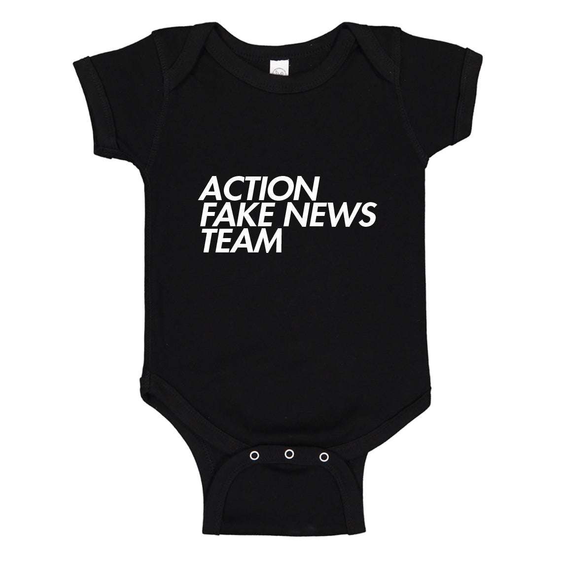 Baby Onesie Action Fake News Team 100% Cotton Infant Bodysuit