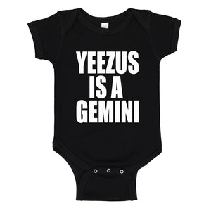 Baby Onesie Yeezus is a Gemini 100% Cotton Infant Bodysuit