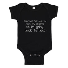 Baby Onesie Back to Bed 100% Cotton Infant Bodysuit