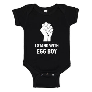 Baby Onesie I Stand with Egg Boy 100% Cotton Infant Bodysuit