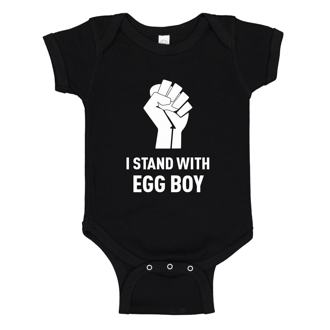 Baby Onesie I Stand with Egg Boy 100% Cotton Infant Bodysuit