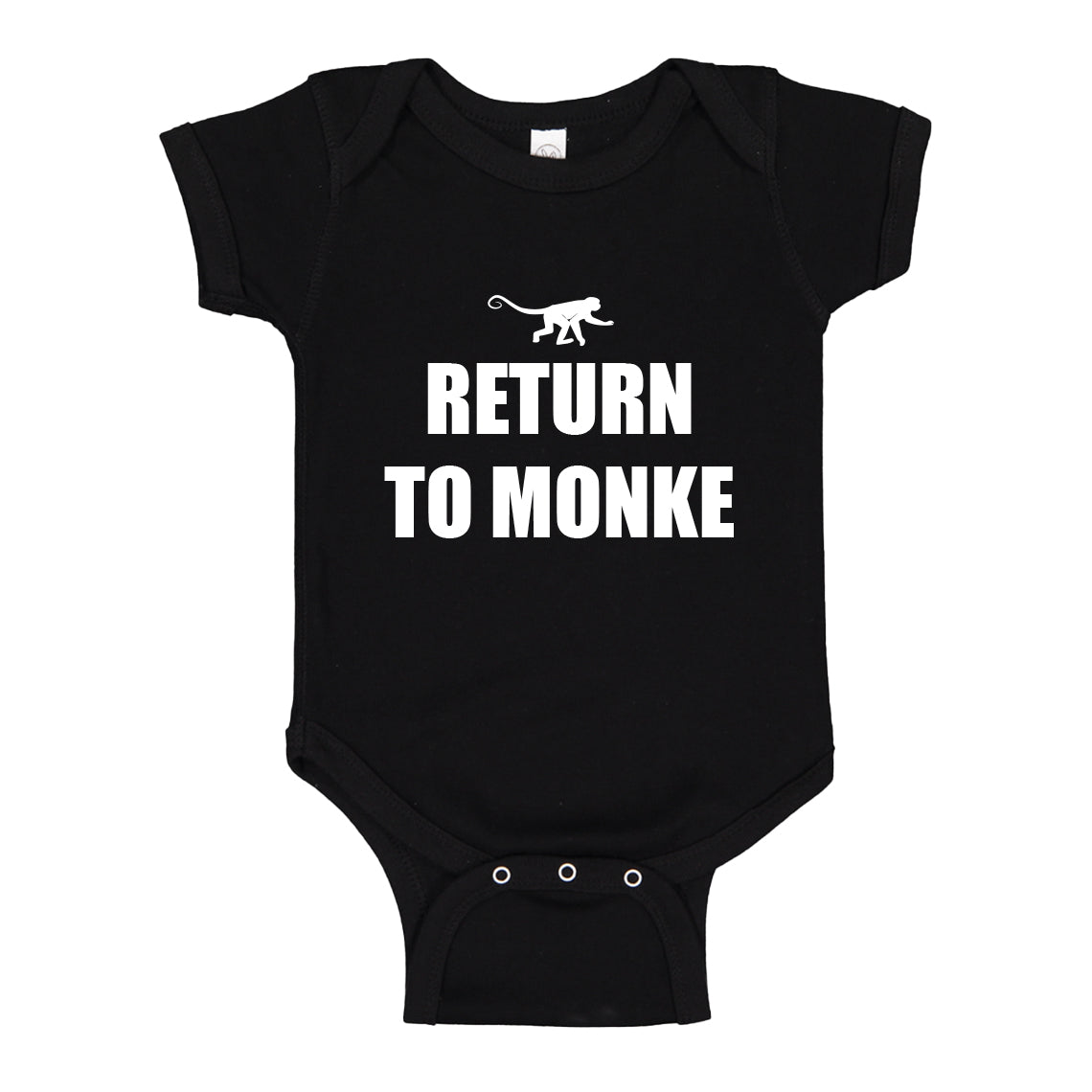 Baby Onesie Return to Monke 100% Cotton Infant Bodysuit