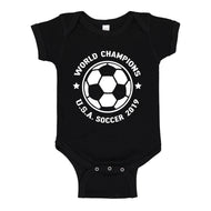 Baby Onesie Women's World Cup Champions 100% Cotton Infant Bodysuit