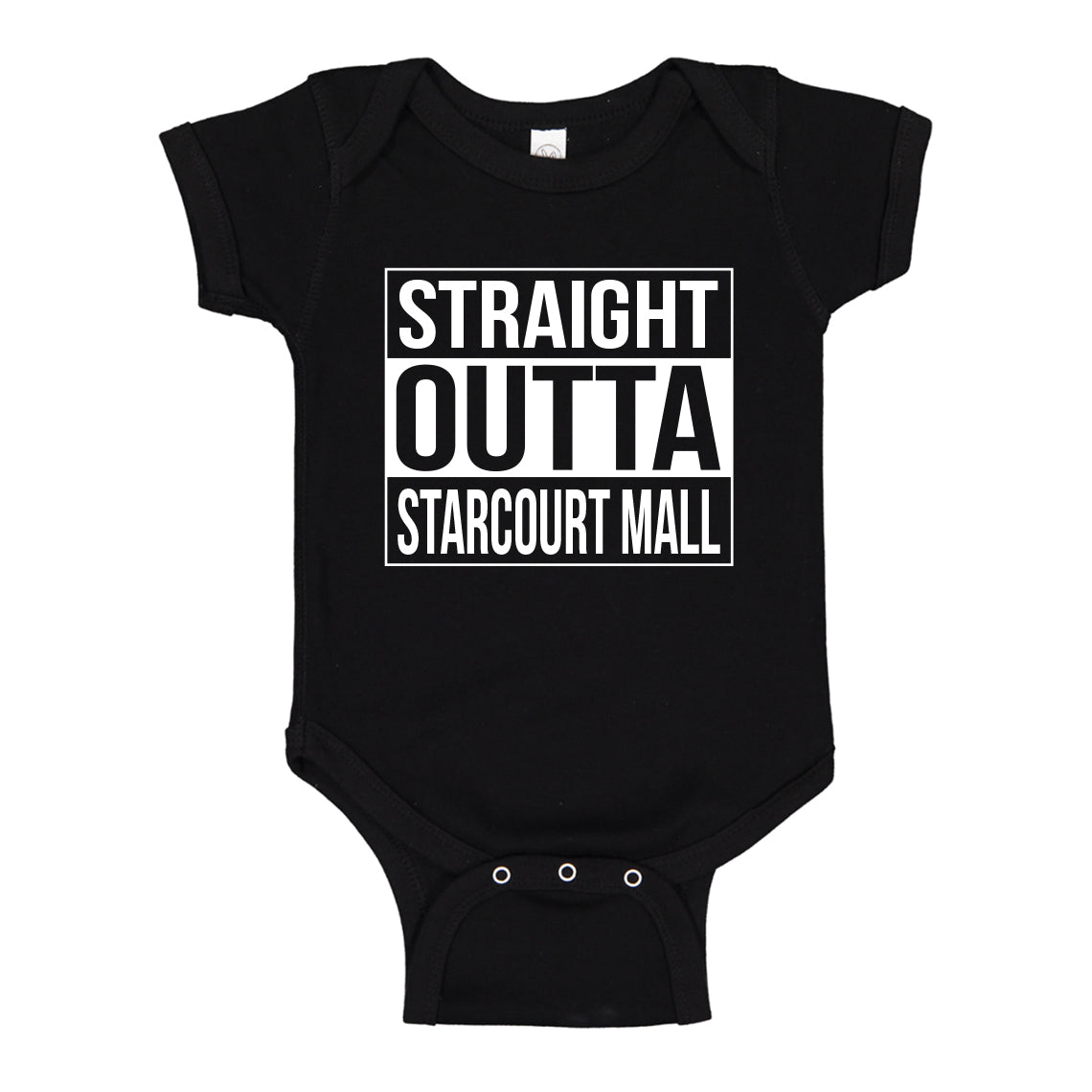 Baby Onesie Straight Outta Starcourt Mall 100% Cotton Infant Bodysuit