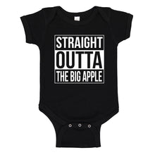 Baby Onesie Straight Outta The Big Apple 100% Cotton Infant Bodysuit