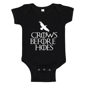 Baby Onesie Crows Before Hoes 100% Cotton Infant Bodysuit