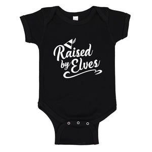 Baby Onesie Raised by Elves 100% Cotton Infant Bodysuit