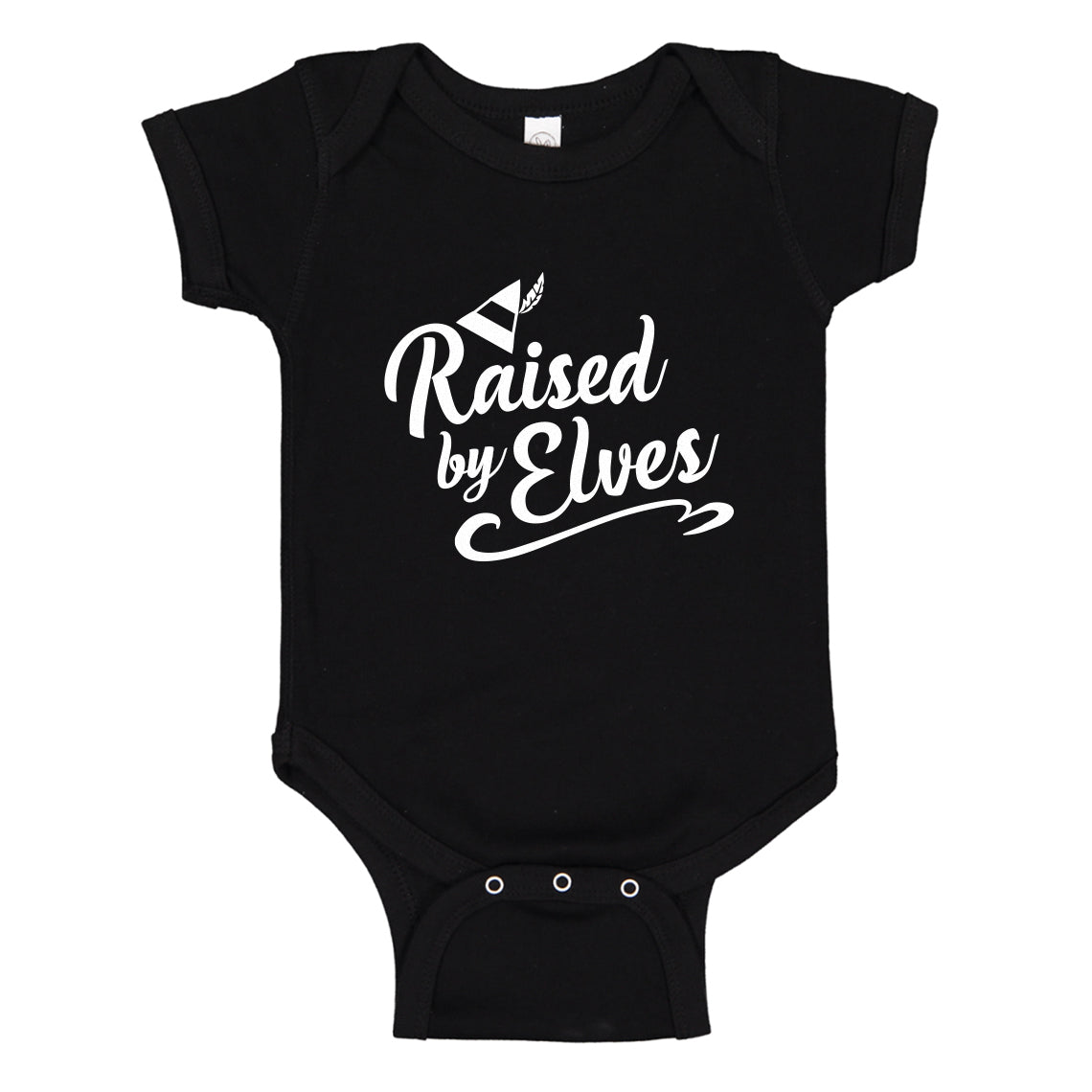 Baby Onesie Raised by Elves 100% Cotton Infant Bodysuit
