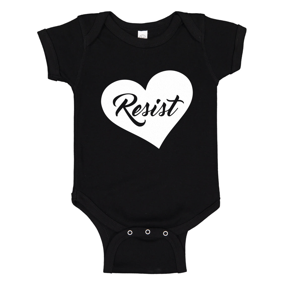 Baby Onesie Resist Heart 100% Cotton Infant Bodysuit