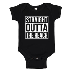 Baby Onesie Straight Outta the Reach 100% Cotton Infant Bodysuit