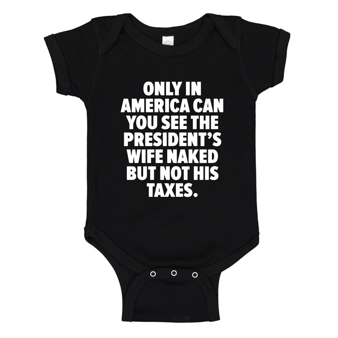 Baby Onesie Only in America 100% Cotton Infant Bodysuit