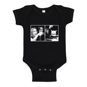 Baby Onesie Woman Yelling at Cat Meme 100% Cotton Infant Bodysuit
