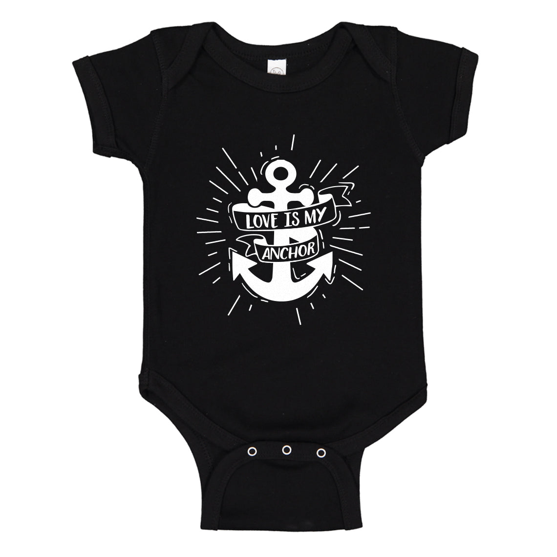Baby Onesie Love is my Anchor 100% Cotton Infant Bodysuit
