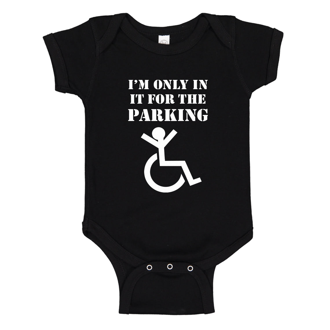 Baby Onesie Disabled Parking 100% Cotton Infant Bodysuit