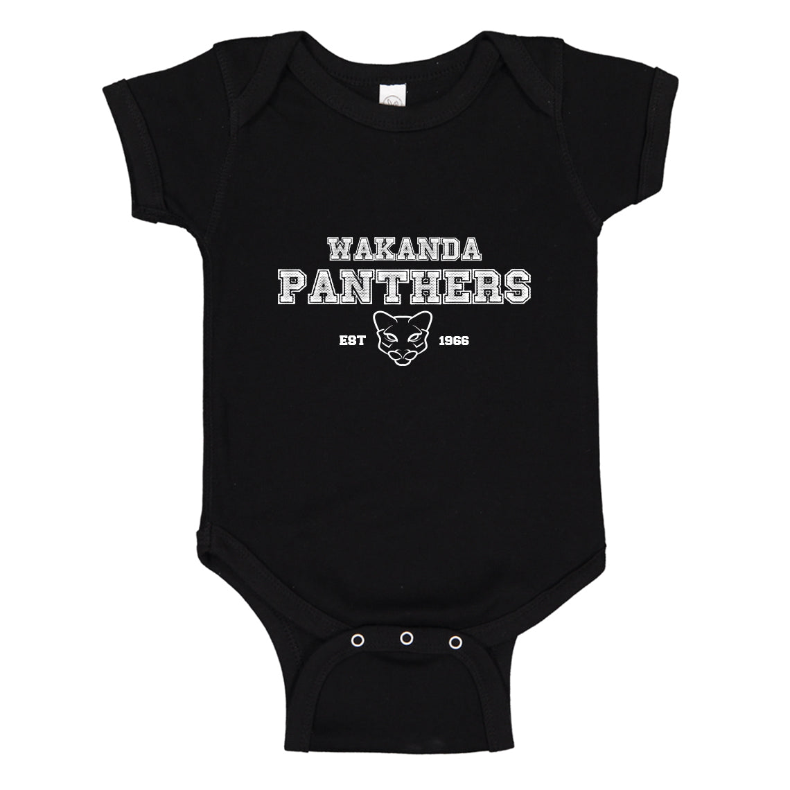 Baby Onesie Wakanda Panthers 1966 100% Cotton Infant Bodysuit