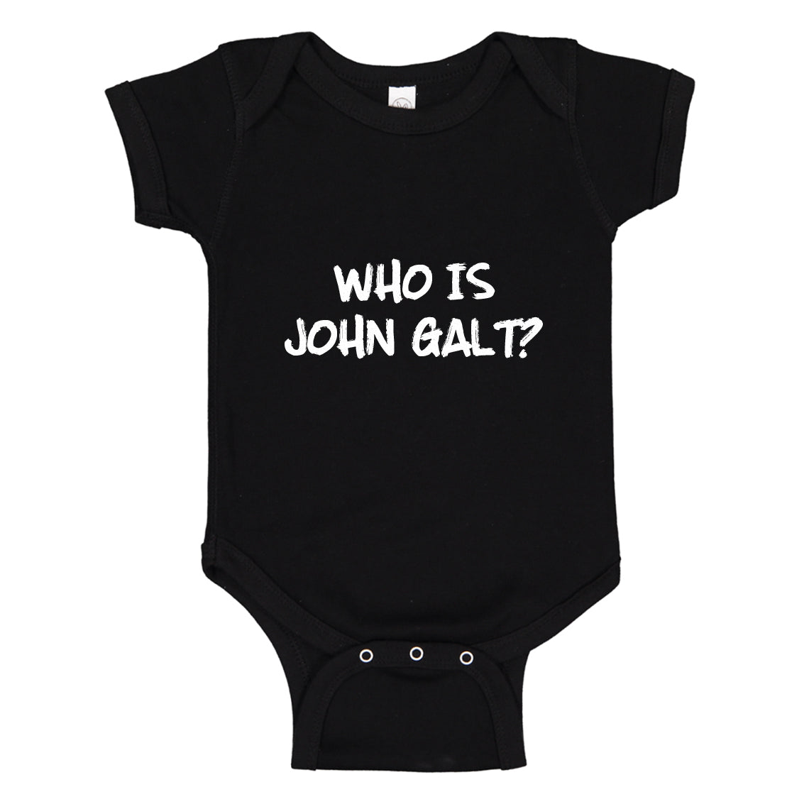Baby Onesie Who is John Galt? 100% Cotton Infant Bodysuit