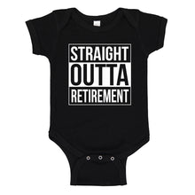 Baby Onesie Straight Outta Retirement 100% Cotton Infant Bodysuit