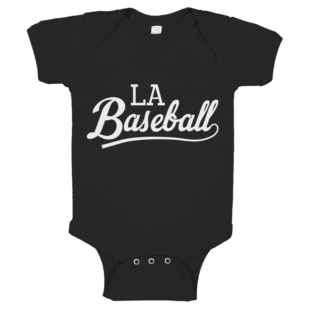 Baby Onesie LA Baseball Team 100% Cotton Infant Bodysuit
