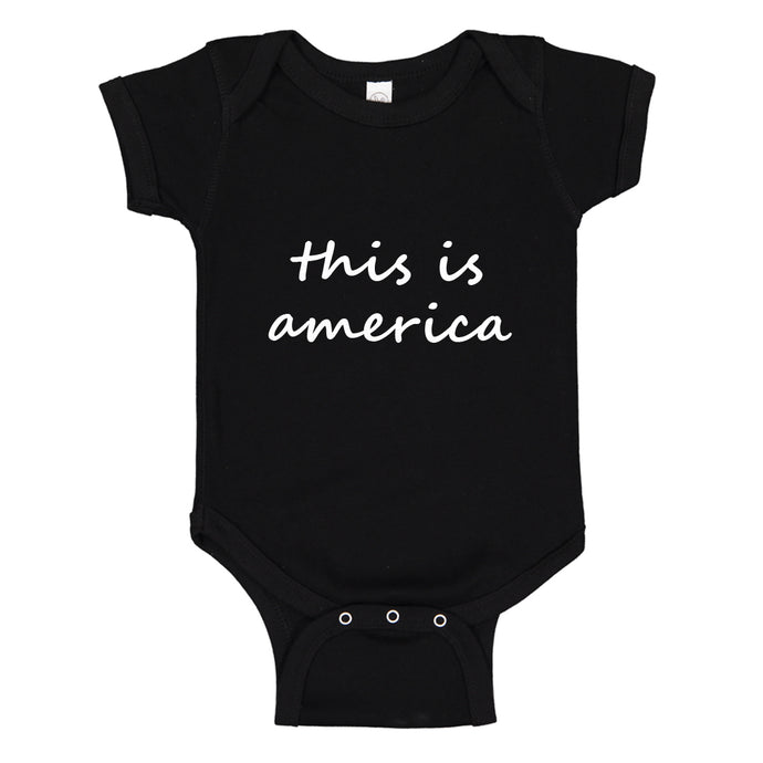 Baby Onesie This is America 100% Cotton Infant Bodysuit
