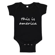 Baby Onesie This is America 100% Cotton Infant Bodysuit