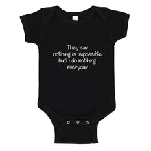 Baby Onesie Nothing is Impossible 100% Cotton Infant Bodysuit