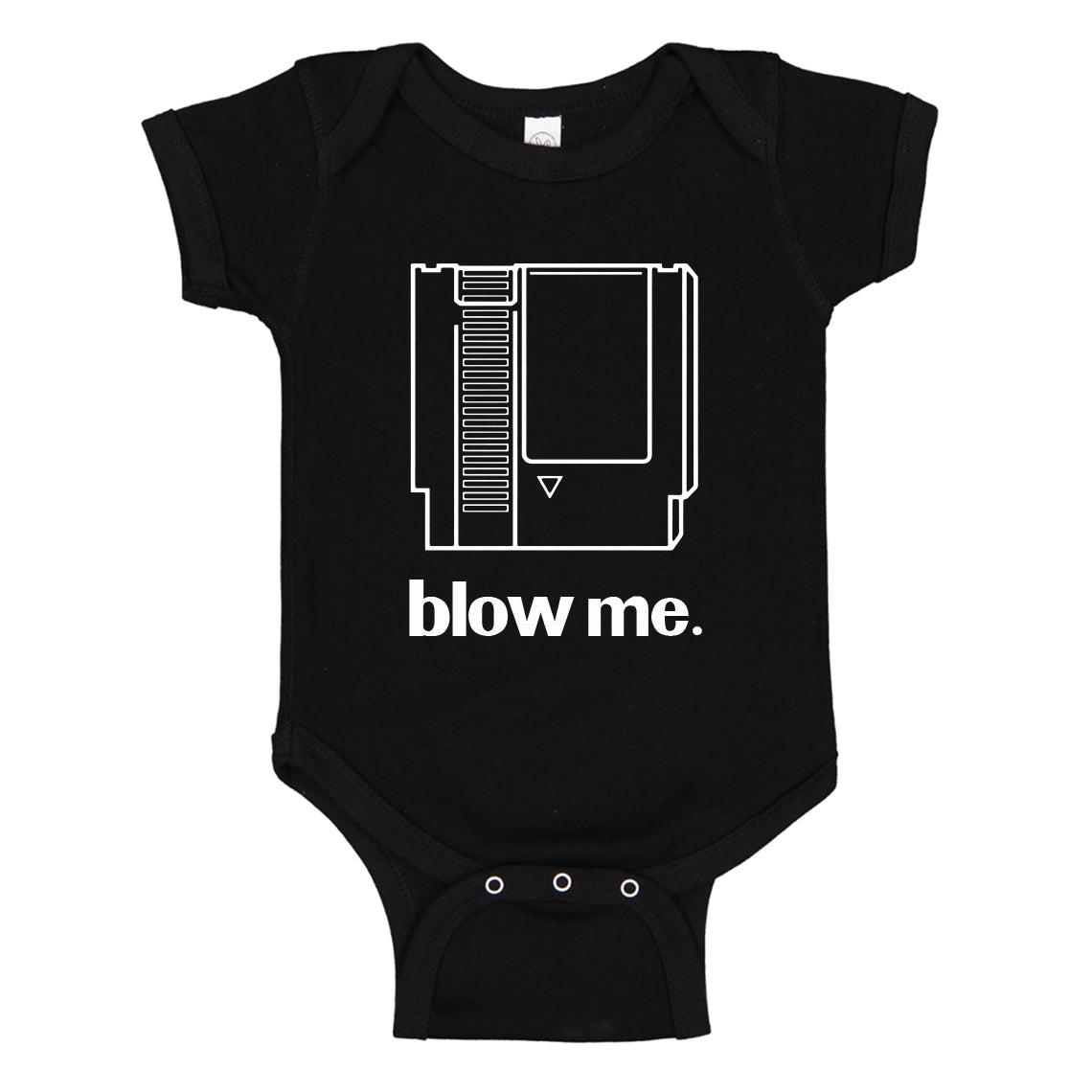 Baby Onesie Blow Me Game Cartridge 100% Cotton Infant Bodysuit